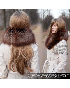 Classic collar - L'or Noir fox