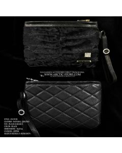 Romanov Swakara Fur – Quilted Black