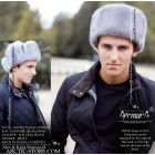 Naval Officer Fur Hat · Sapphire Mink