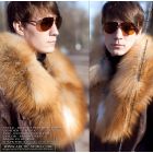 Men's pelerine, Gold fox