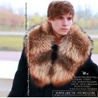 Men's pelerine, russian raccoon
