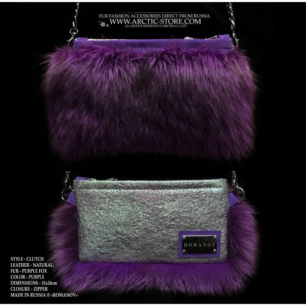 Luxury Designer Real Mink Fur Handbag Purses And Handbags For