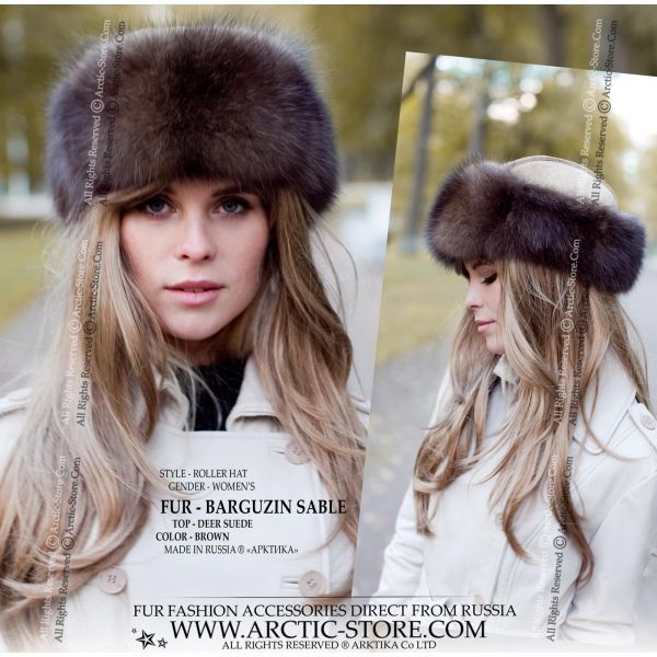 Trapper hat, Russian Raccoon, Pavlovo Possad shawl