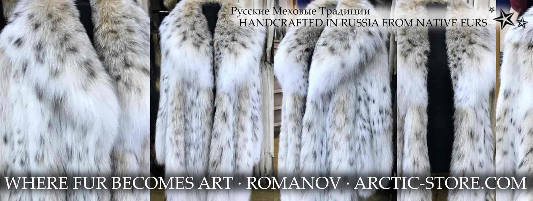 Custom-Made Russian Lynx Fur Coat by Arctic Store